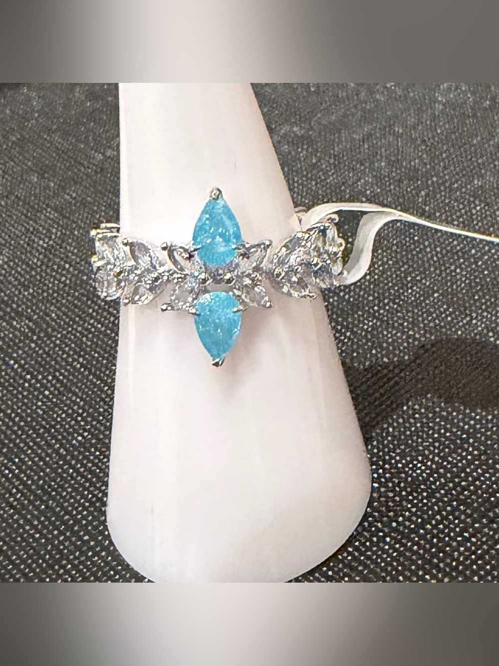 NEW BP RBP7456 Aquamarine Sterling 925 ring Size 8